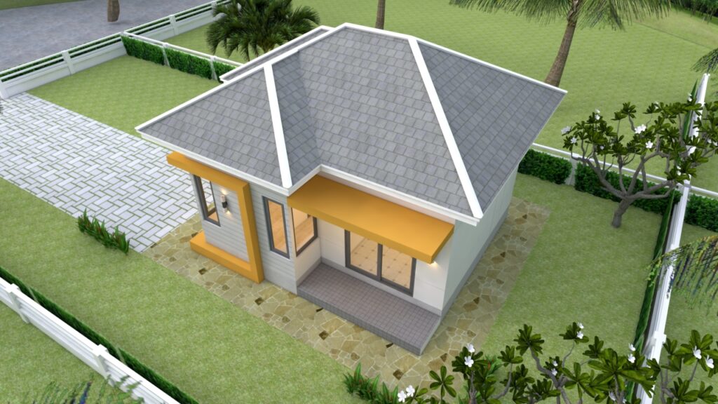 plano de casa de 5x7 metros